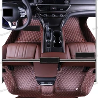 leather car floor mats for honda accord 2018 2019 2020 2021 2022 10 x accessories interior parts carpet door cover seat pad