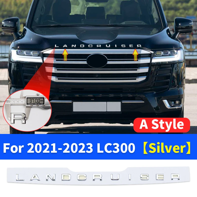 

Для 2022 2021 Toyota Land Cruiser 300 LC300 FJ300 VXR GXR 3D буквы наклейка капюшон эмблема логотип значок аксессуары для наружных модификаций тойота ленд крузер 300