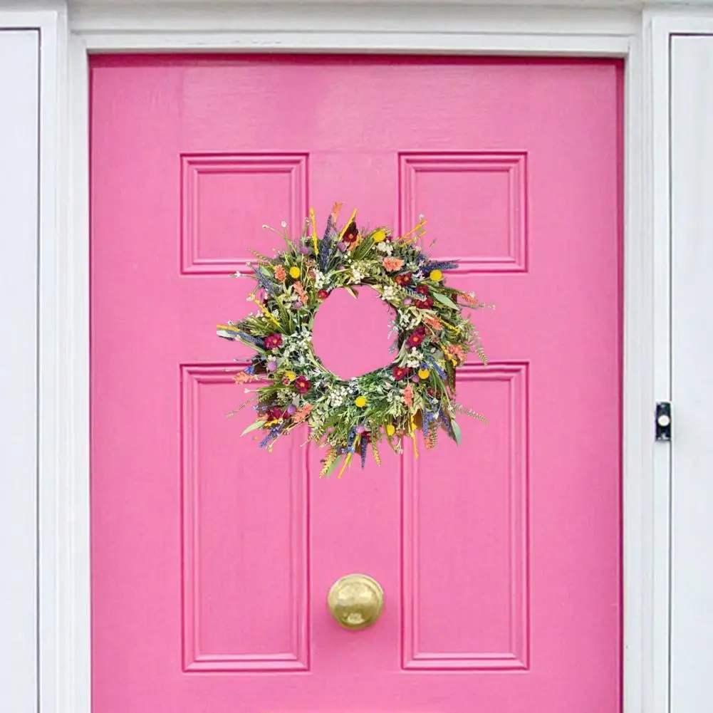 

Realistic Lightweight Decorative Vivid Wall Hanging Flower Wreath Party Decor