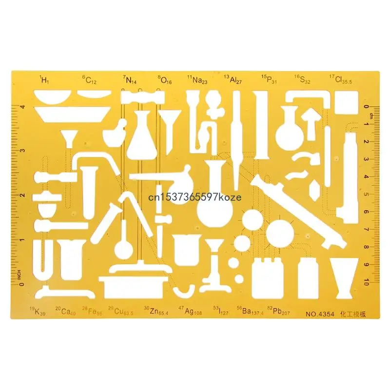 

Resin Drawings Template Ruler For Physical Instrument Measuring Tool