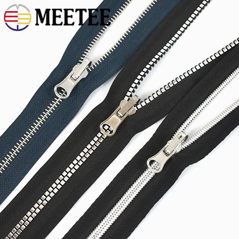 Meetee 5 шт. 3 #5 #8 # двусторонние поворотные слайдеры на молнии для нейлоновой