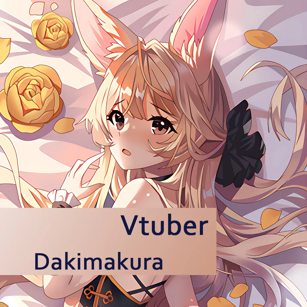 

Аниме Dakimakura Vtuber Hololive, подушка для обнимания тела Otaku Waifu, наволочка, постельное белье, декоративная подушка