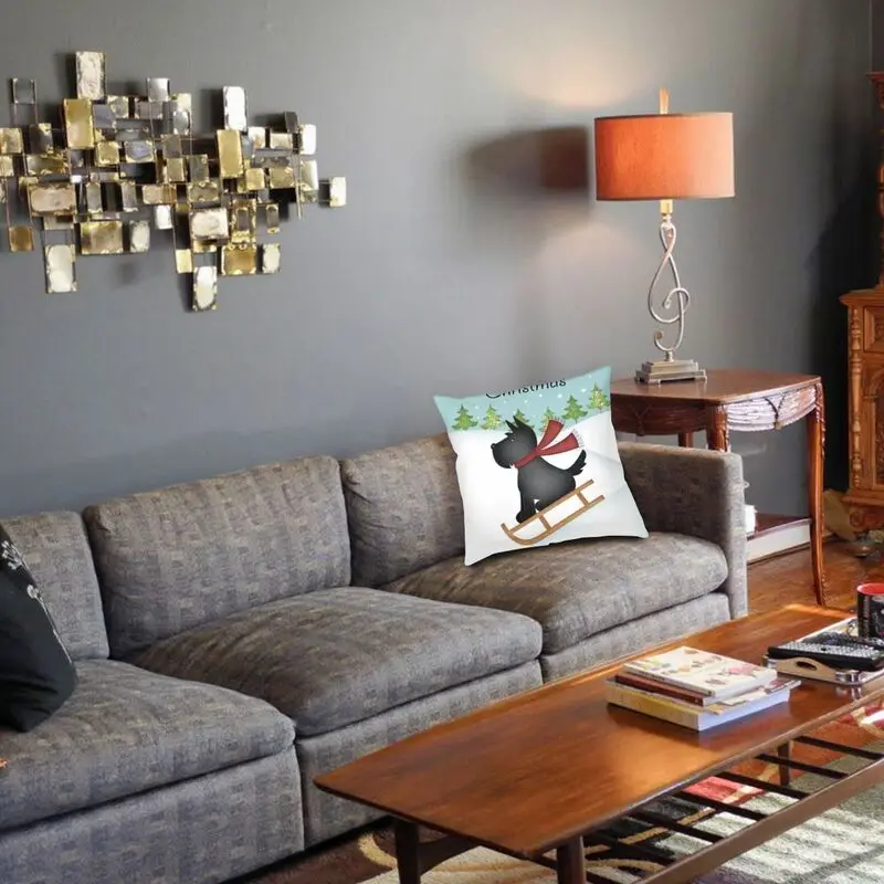 Шотландский терьер наволочки для диванных подушек домашний Декор