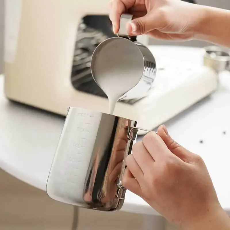 Кофе из нержавеющей стали 350/600/1000 мл горшок с цветком кувшин для молока