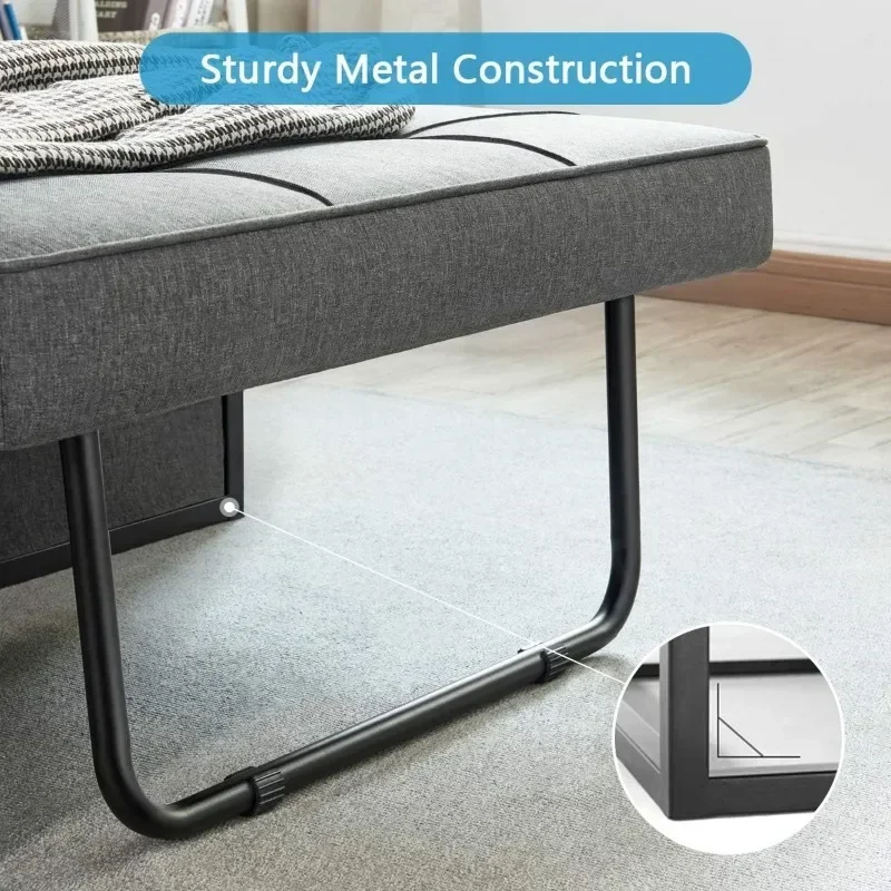 Диван-кровать Vonanda со складной подставкой для ног — современная дышащая гостевая