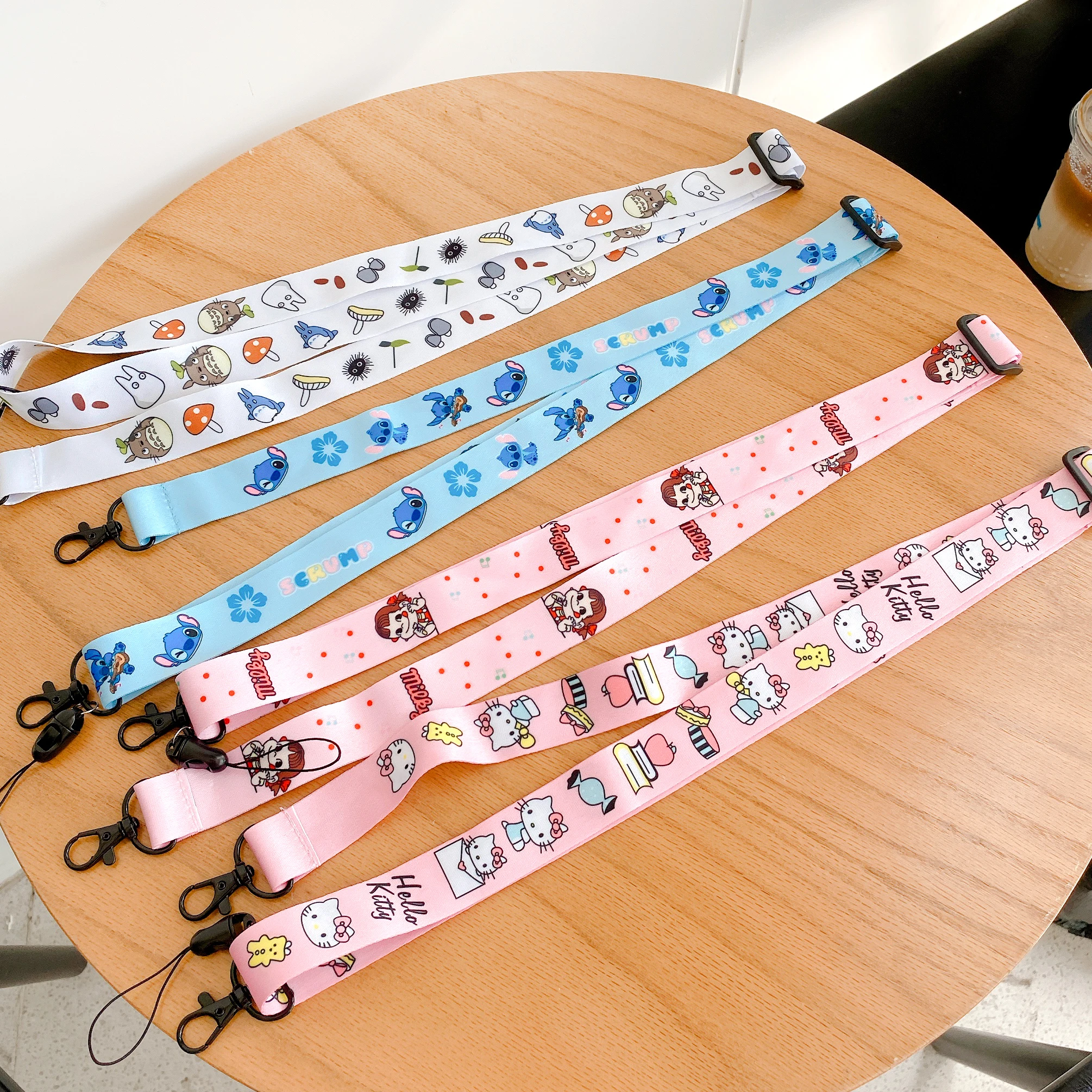 Брелок для ключей милая мультяшная аниме-шнурок на шею ремешок USB-держатель