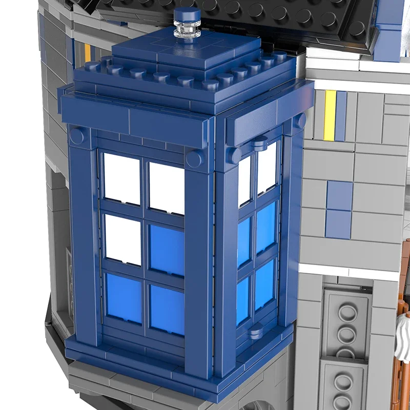 MOC 12th Doctor Tardis Модель Строительные блоки Набор Кино Whos Телефонная будка Кімната