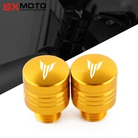 new motorcycle cnc aluminum m10 1 25 rear view mirror hole plugs screws anti rust for yamaha mt 07 mt 09 mt 10 2016 2017 2018