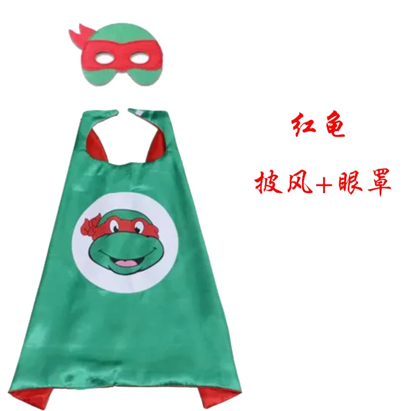 Детская накидка с черепашками-ниндзя для мальчиков и девочек |