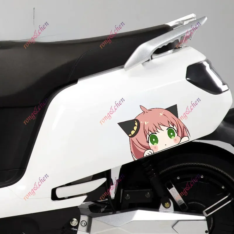 Мультяшная наклейка на автомобиль для девочек Spy X Family Eyes Slap автомобиля мотоцикла