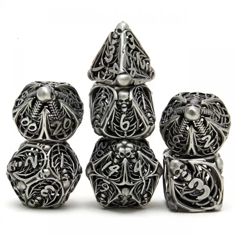 Полые игральные кости dndDungeons &amp Dragons металлические костюмtrpgCross-Border настольная