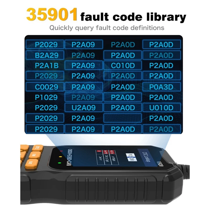 V520 OBD2 сканер профессиональная автомобильная система двигателя автомобильный DTC