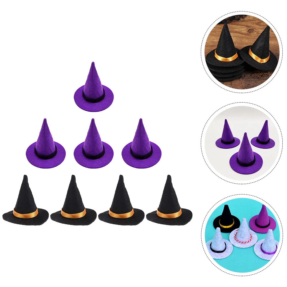 8 шт. мини-шляпа ведьмы аксессуар для Хэллоуина крошечная игрушка вечеринки
