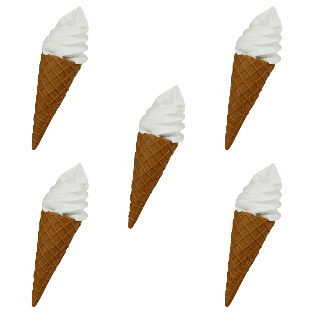 

Ice Cream Cone Fakeslow Prop Toy Candy Party Photo Photographyfavorsreusable Playset Model Cake Sensory Realistic Accessories