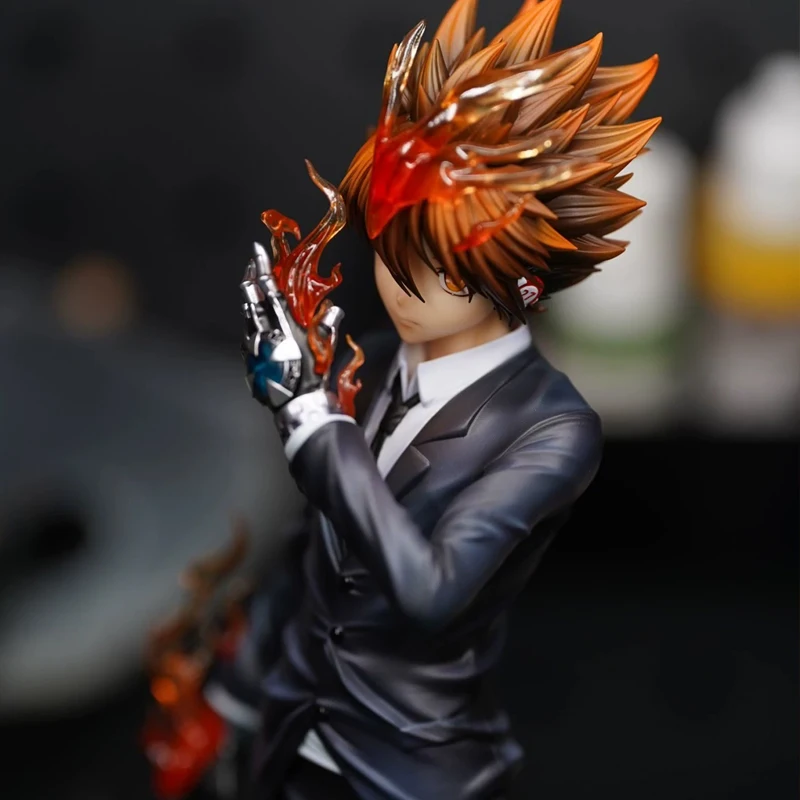 Фото 27 см Katekyou Hitman REBORN! Аниме-фигурка Савады Цунайоши Reborn! Фигурки-модели Хибари Кёя/Хибёрд/Рокудо Мукоро №4