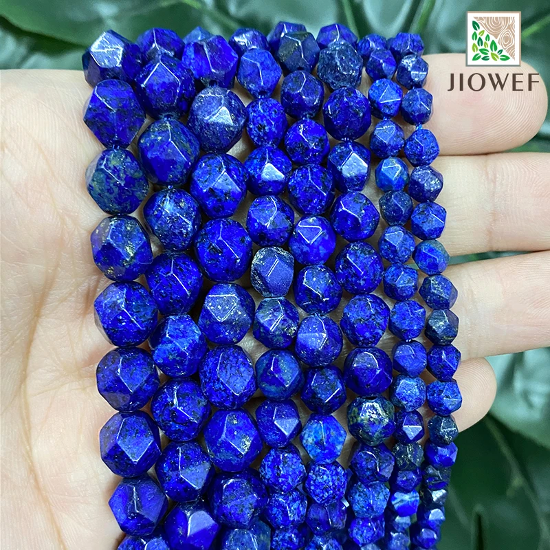 

Натуральные граненые ляпис-лазурит, синий камень, свободные бусины, женские подвески, браслеты, серьги, нить 6/8/10 мм, 14 дюймов