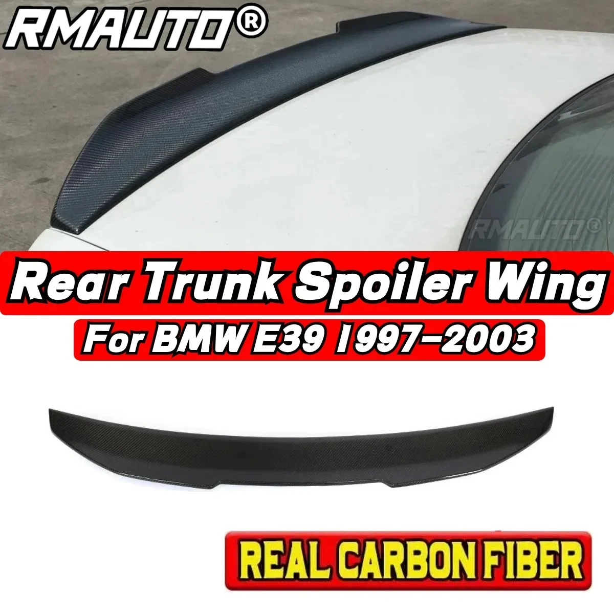 Автомобильный задний спойлер для багажника BMW E39 внешняя часть PSM стильный крыло 5