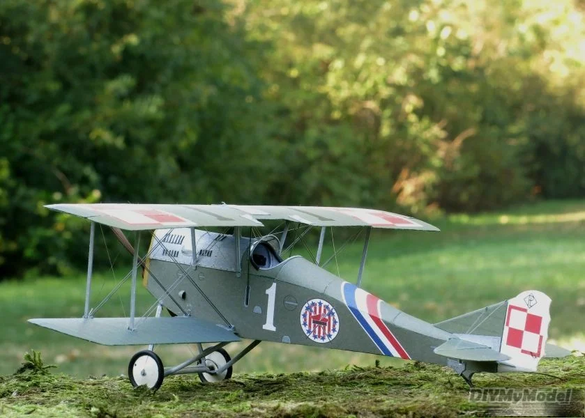 

DIYMyModeI Italian Ansaldo a.1 Barilla bomber DIY Handcraft Paper Model KIT Handmade Toy Puzzles Gift Movie props