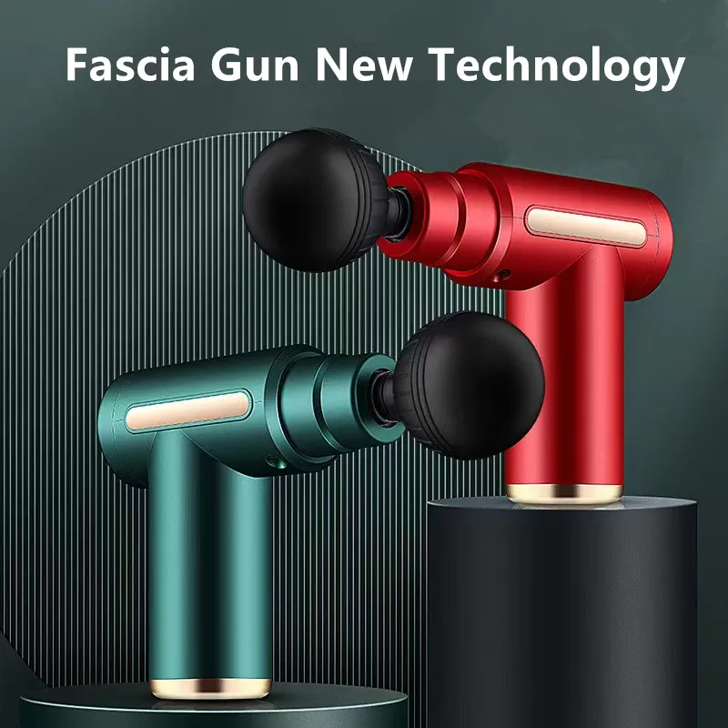 

Massage Gun percussion Electric pistola massage Fascia Gun Neck back foot leg shoulder Body deep Muscle Massager