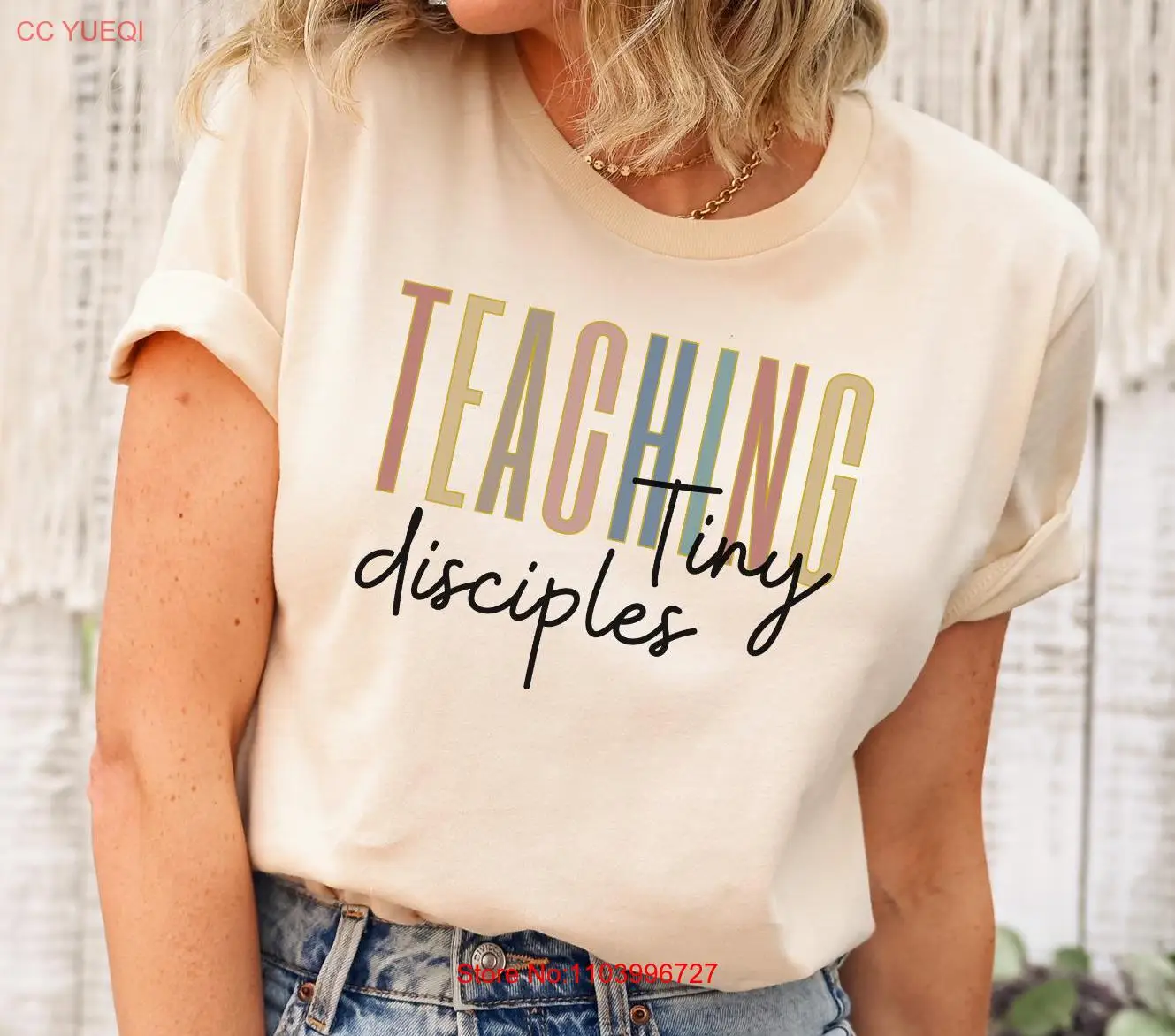 Religious Teacher Sunday School T Shirt Christian For long or short sleeves