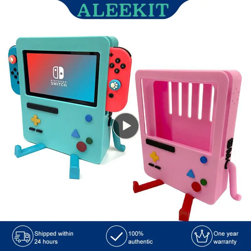 

1~5PCS SWITCH BMO STAND Cute Cartoon Multi Color Silicone Material Handheld Game Screen Support