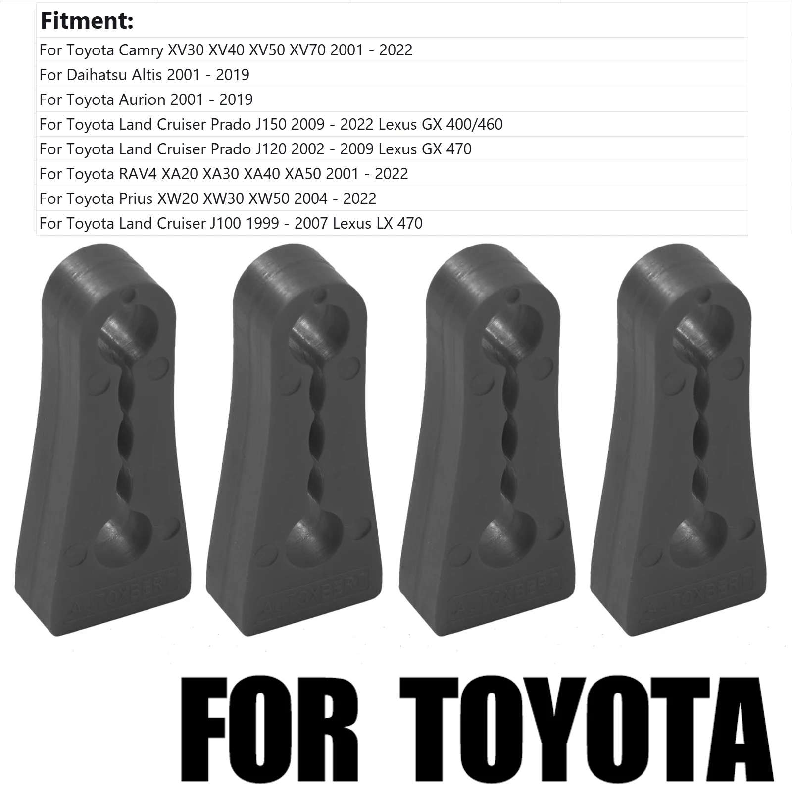 

Универсальный демпфер дверного замка автомобиля для Toyota Nissan VW Hyundai KIA Peugeot, амортизирующее уплотнение 2004 2020 2023 2024