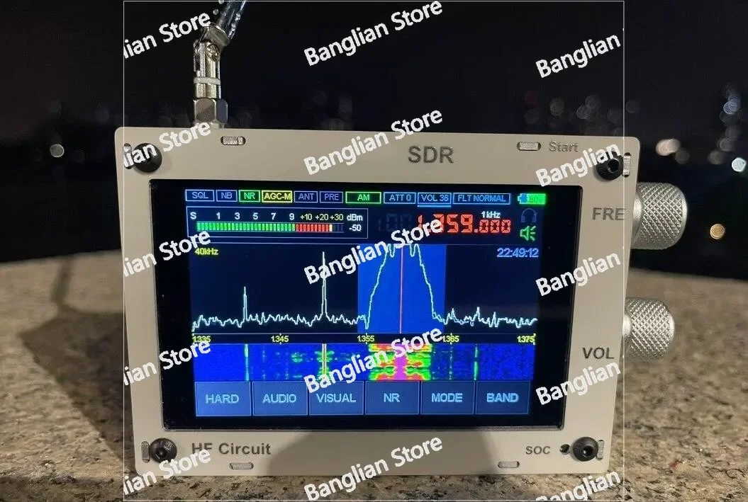 V1.10D 50 кГц-2 ГГц малахитовый SDR радио Malahiteam DSP приемник AM/SSB/NFM/WFM + динамик
