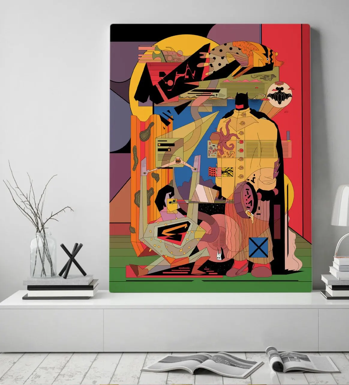 

BK Подарочный Современный абстрактный дизайн холст стол 50x70 см-8