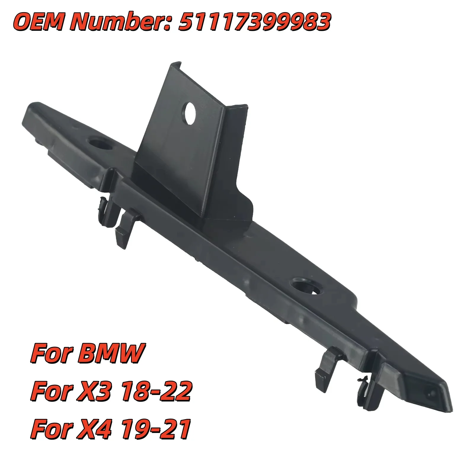 

Для 51117399983 Кронштейн переднего левого бампера Ремонт автомобиля Цвет обслуживания автомобиля Черный Недеформационный Износостойкий