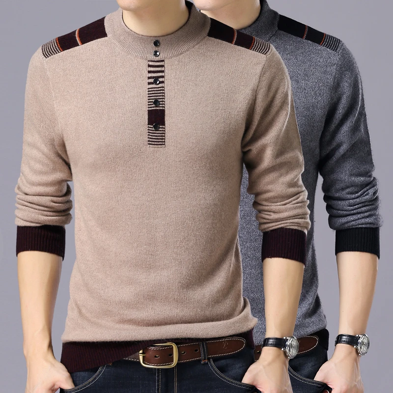 

Men Brand-clothing Arrivals 2023 Pullover Wool Warm Men O-neck New Knitted Sweaters Sweater Thick Cashmere Winter