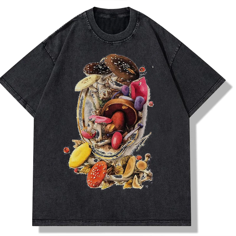 

Футболка мужская оверсайз с принтом скелета и солдата, 100% хлопок, 2021