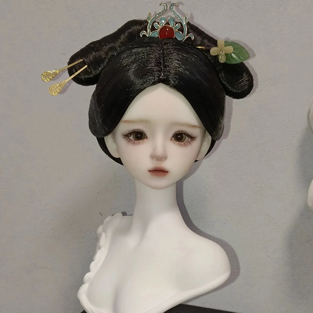 1/6 1/4 1/3 Масштаб BJD Кукла Парики Древний Костюм Hanfu Винтаж Длинные Волосы Фея Парик