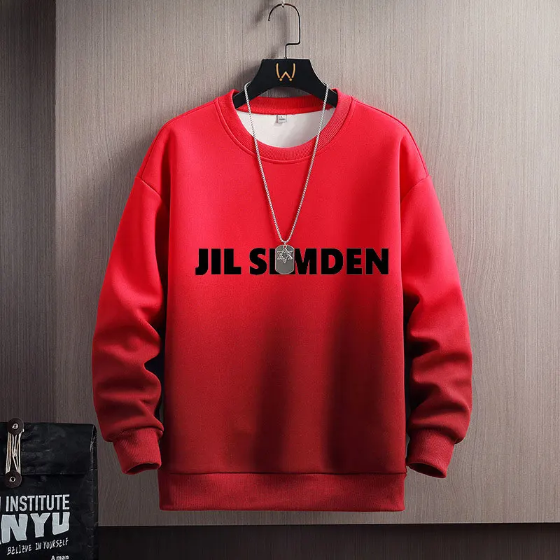 JIL брендовая весенне-осенняя новая мужская толстовка с капюшоном повседневная