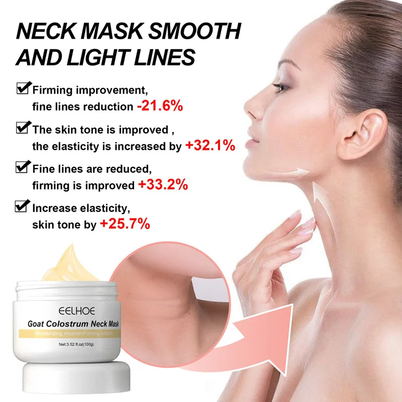 

Козье молоко Niacinamide Медовая маска для шеи увлажняющий отбеливающий медовый пластырь для шеи против морщин Антивозрастная маска для подтяжк...