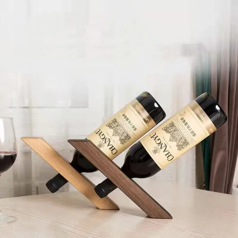 Деревянная вешалка для вина украшение винного шкафа в гостиной современный