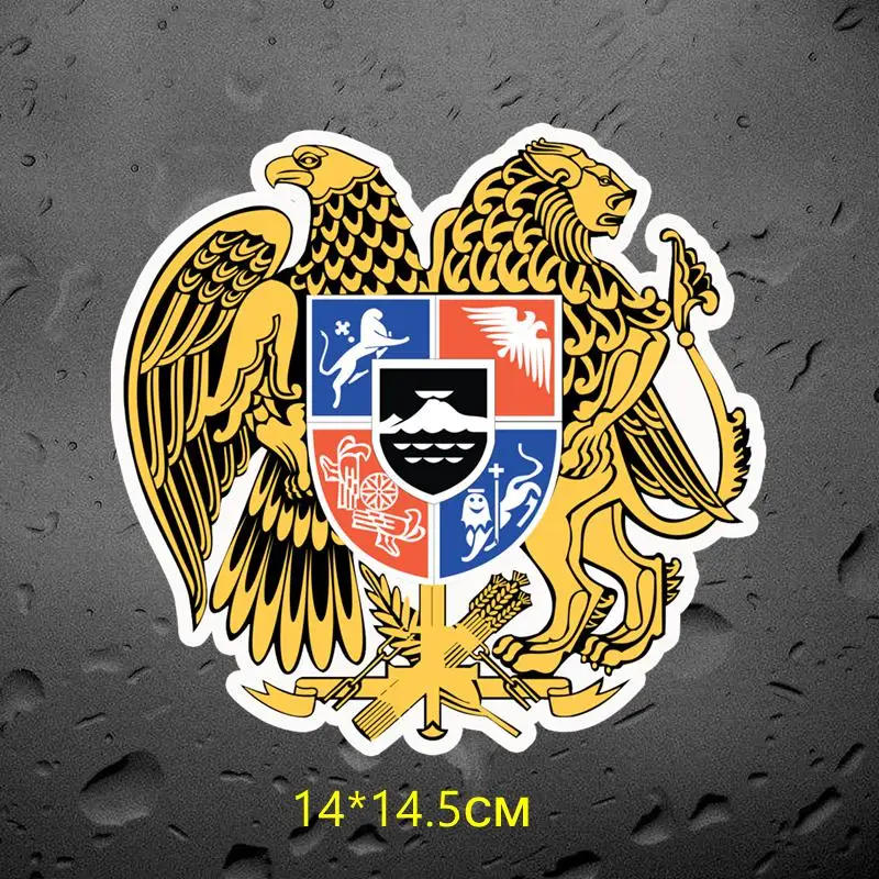 

Цветные наклейки «Герб Армении 14,5» для мотоциклов, 14 х Автомобильная наклейка из ПВХ см, три мишки, WCS730