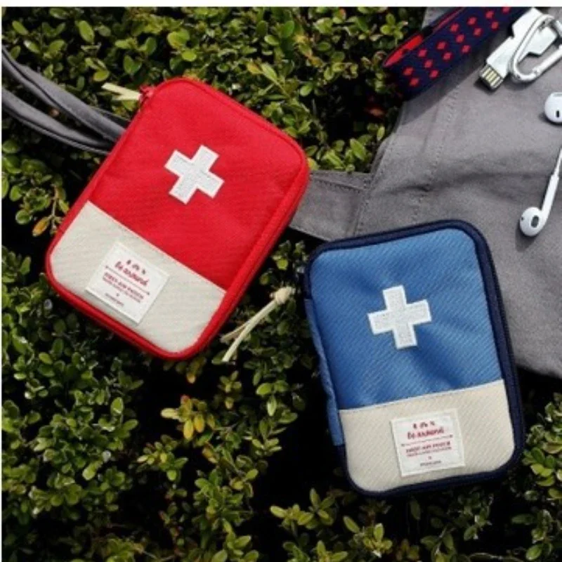 

Милая миниатюрная Портативная сумка для лекарств, аптечка первой помощи, медицинские аптечки, органайзер, сумка для хранения таблеток на открытом воздухе