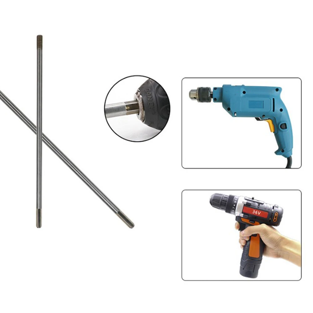 

Drill Bit Extension Bar M10Chuck Deep Hole Drilling Extension Connect Rod Hex Extention Holder 300-600mm Connect Holder Bit Rod