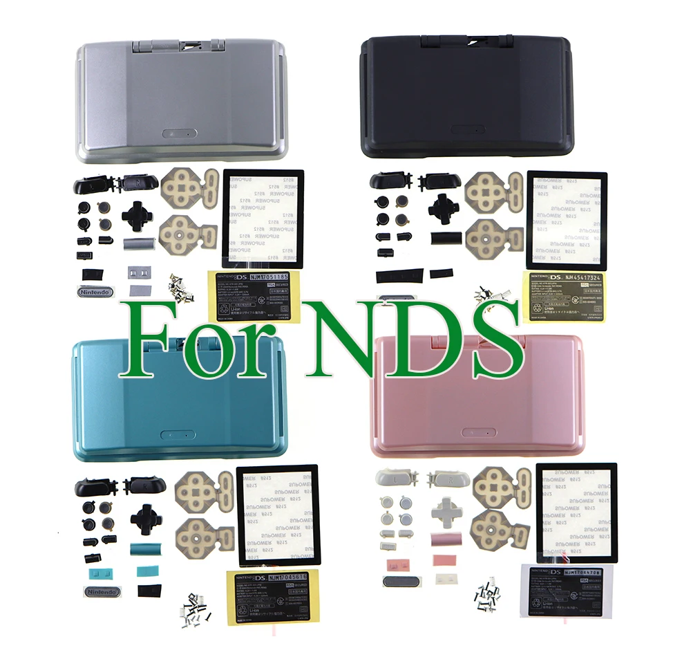 

10sets 4 colors to choose Housing Cover Case Replacement Shell With Buttons For Nintendo DS NDS Controller