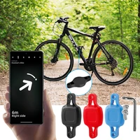 for airtag bike mount locator anti theft protective cover universal bicycle holder tracker positioner covers cycling accessories
