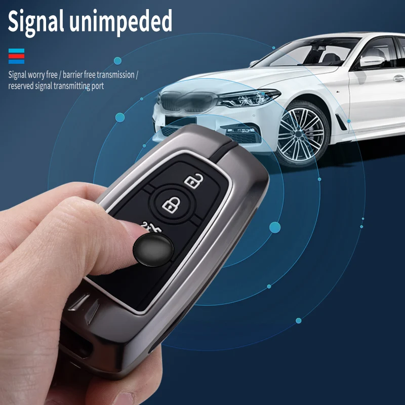 Чехол для автомобильного ключа Ford Fusion Mustang Explorer F150 Edge Mondeo Mk5 Focus Mk4 2019 2020 2021 чехлы