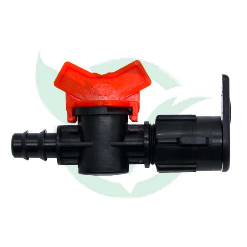 

Tubing Irrigation Plastic Red Mini Barb Ball Valve