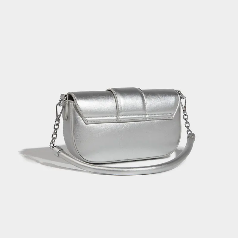 LOERSS Leather Underarm Bag Fashion Shoulder Bag for Women's Advanced Sense Crossbody Bag Casual Adjustable Commuting Handbag