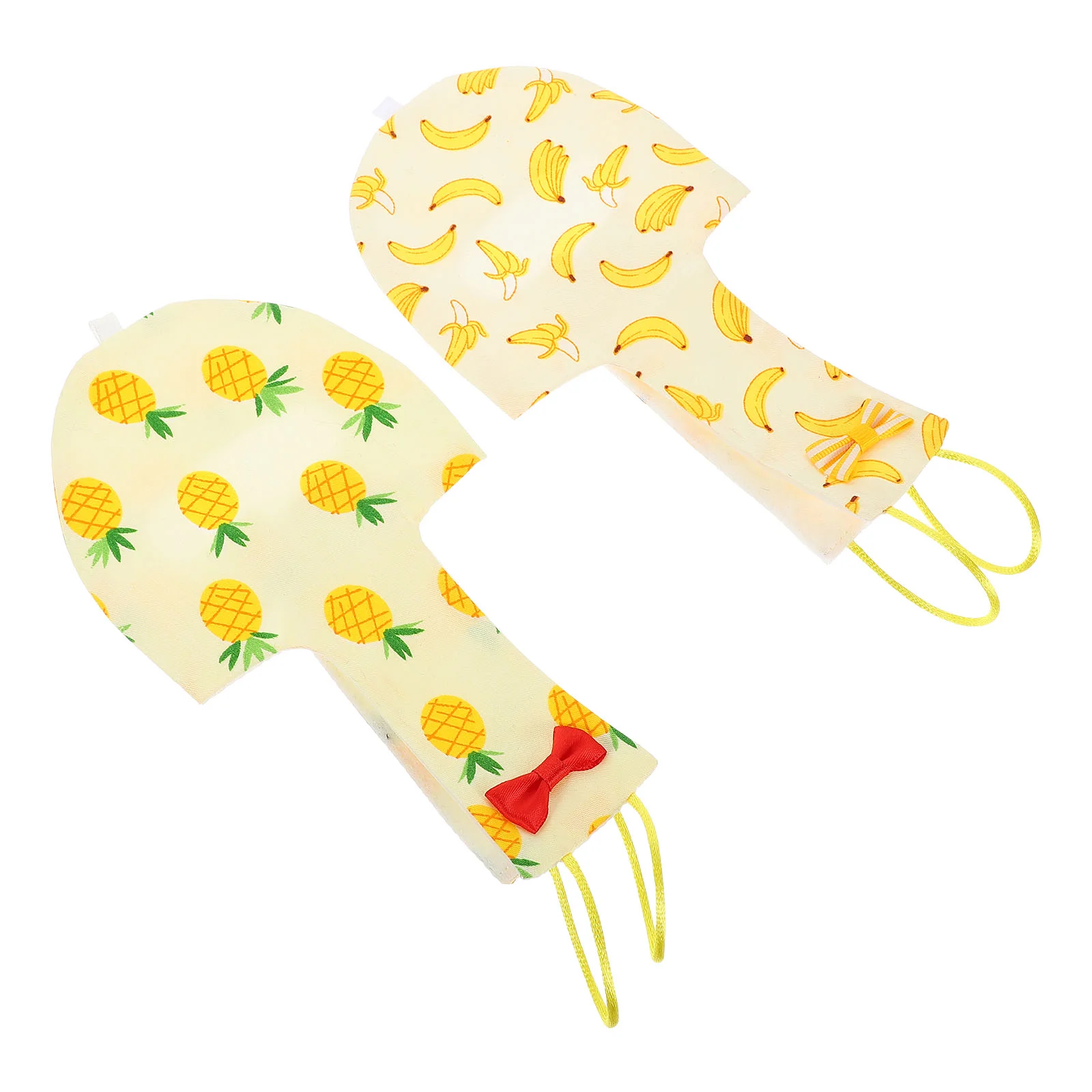 

2pcs Patterned Bird Diaper Washable Parrot Diaper Practical Pet Birds Flight Suit