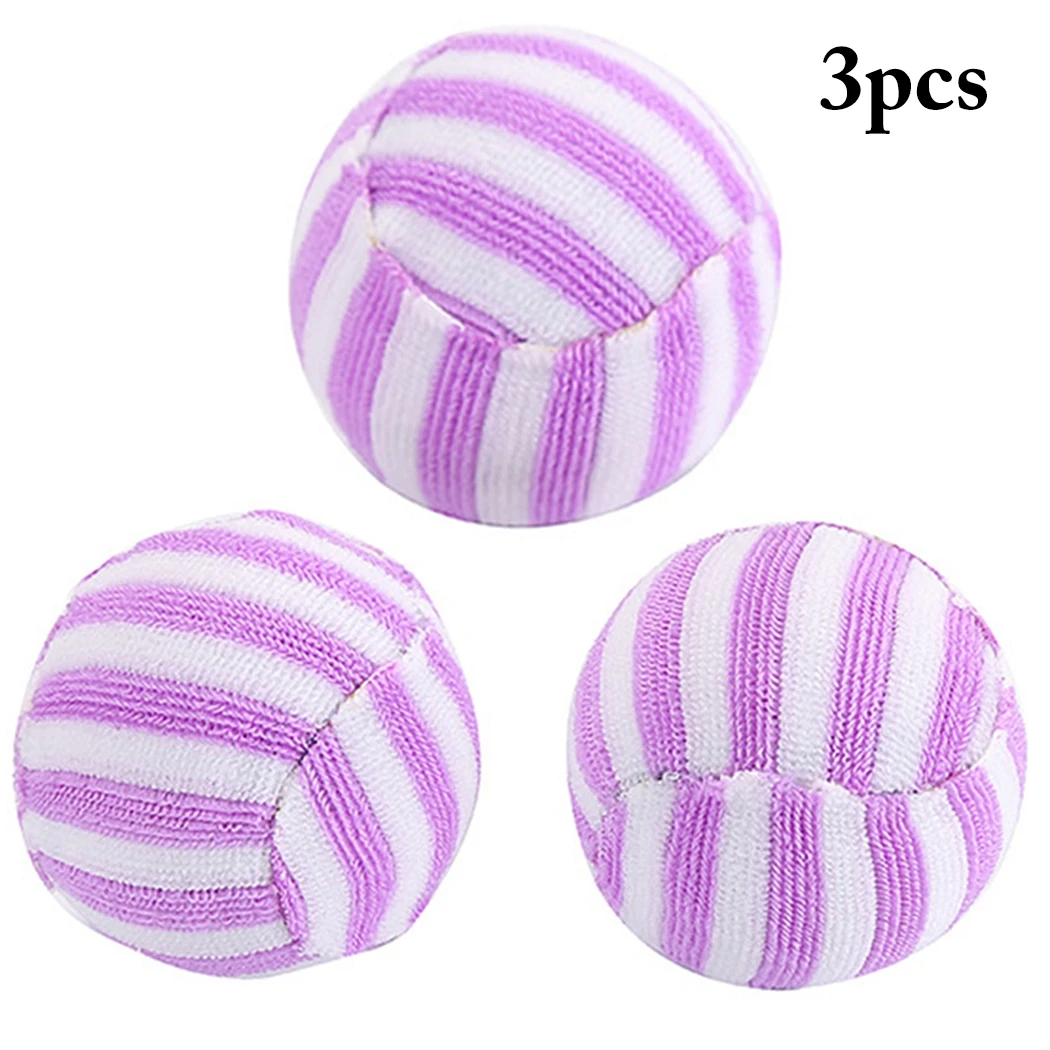 

3Pcs Cat Ball Toys Funny Pet Interactive Toys Kitten Play Balls Cat Chew Toys Cat Kitten Dog Play Balls Pet Training Supplies