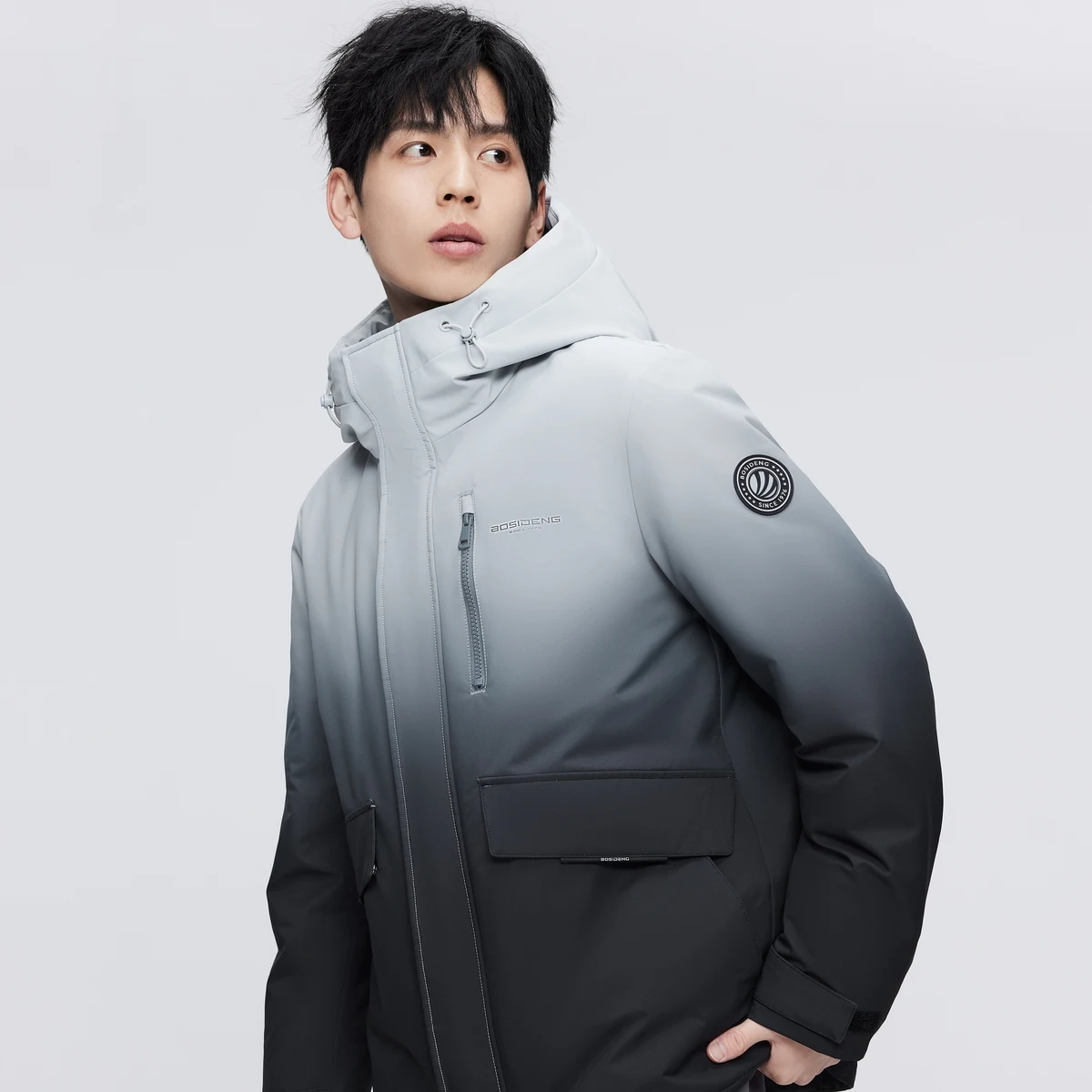 Пуховик BOSIDENG для мужчин толстая ткань ветрозащитная и теплая высокое качество