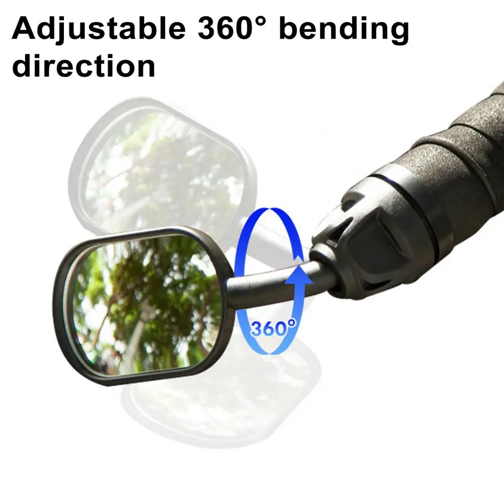 

Universal Bicycle Mirror Universal Bike Mirror Handlebar Tail Mirror 360-degree Rotatable Rearview for Simple Installation