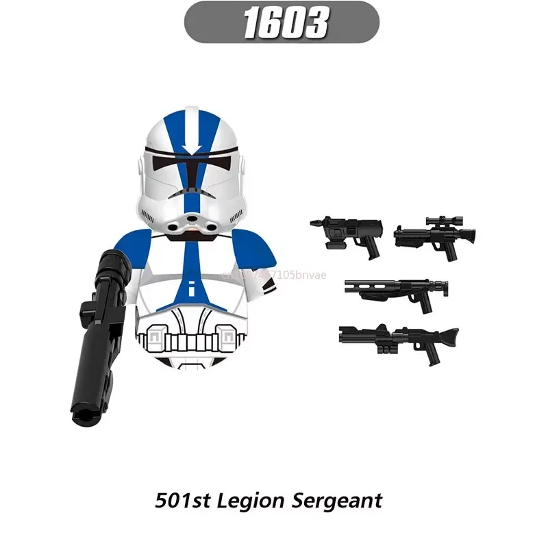 X0300 строительные блоки Клон солдат 501-й легион Императорский штурмовик робот