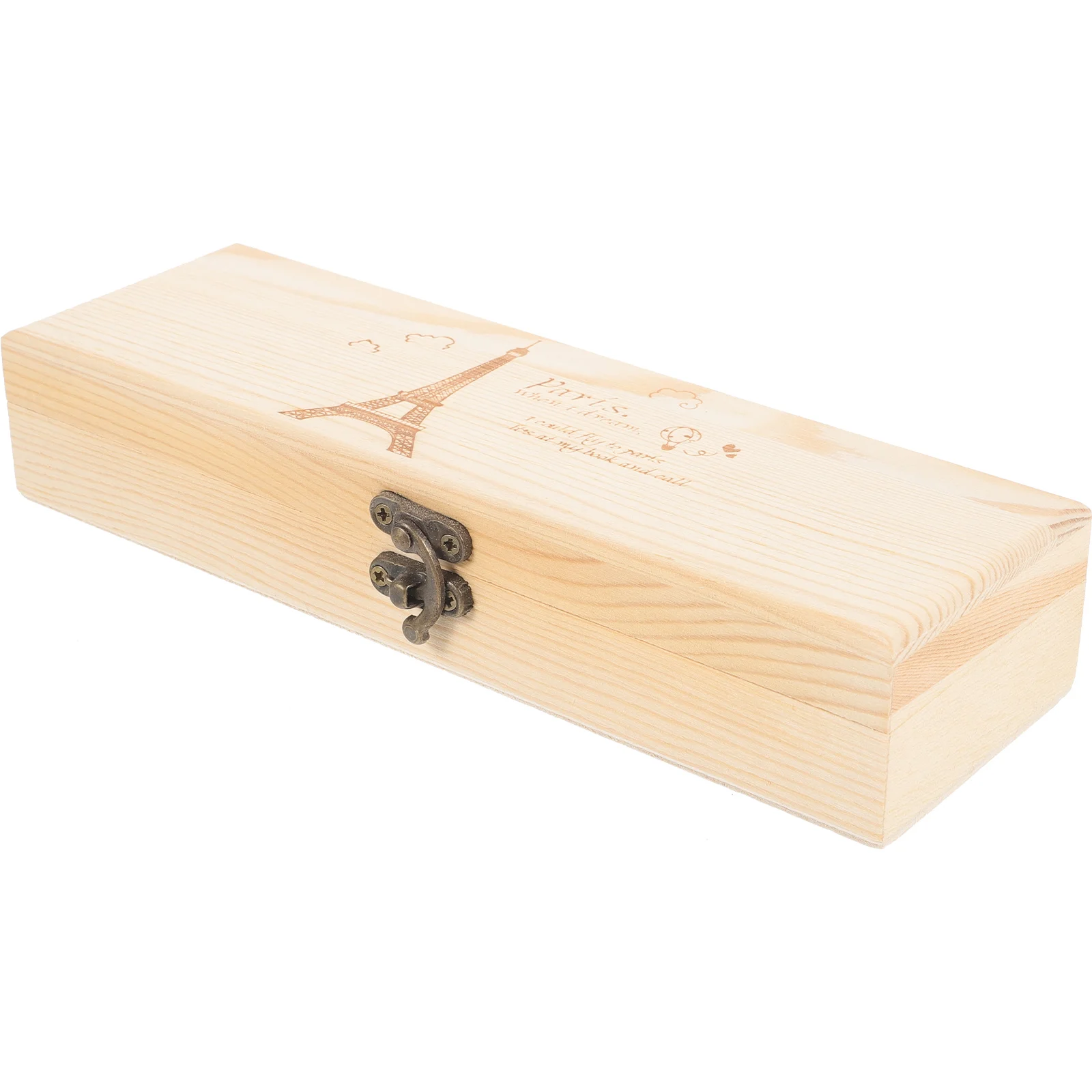 

Pen Case Large Capacity Cases Chic Desk Organizer Wood Students Organizers Holder