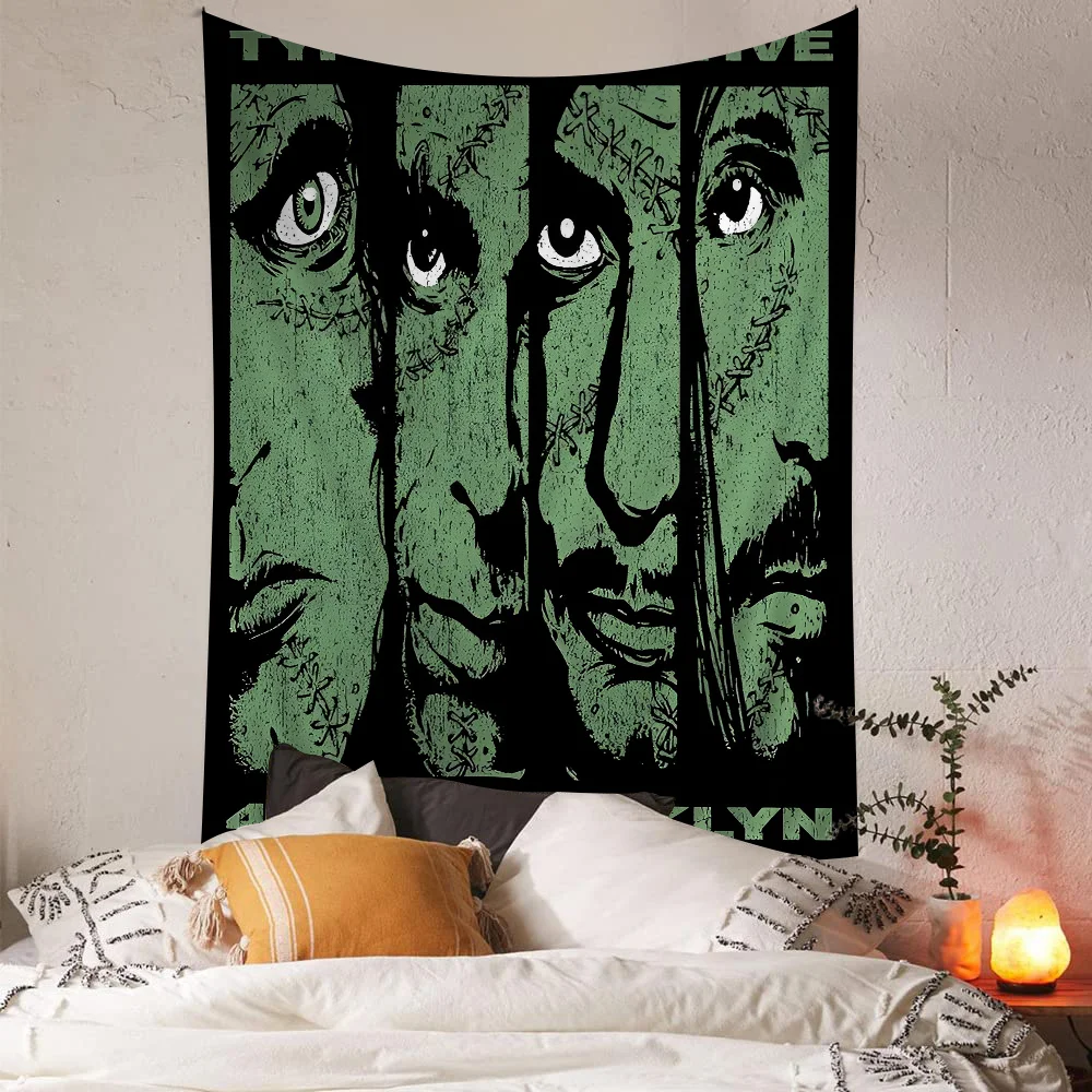 Rock Band T-Type O-N-Negative Self-adhesive Art Poster HD Quality Wall Retro Posters For Home Decor